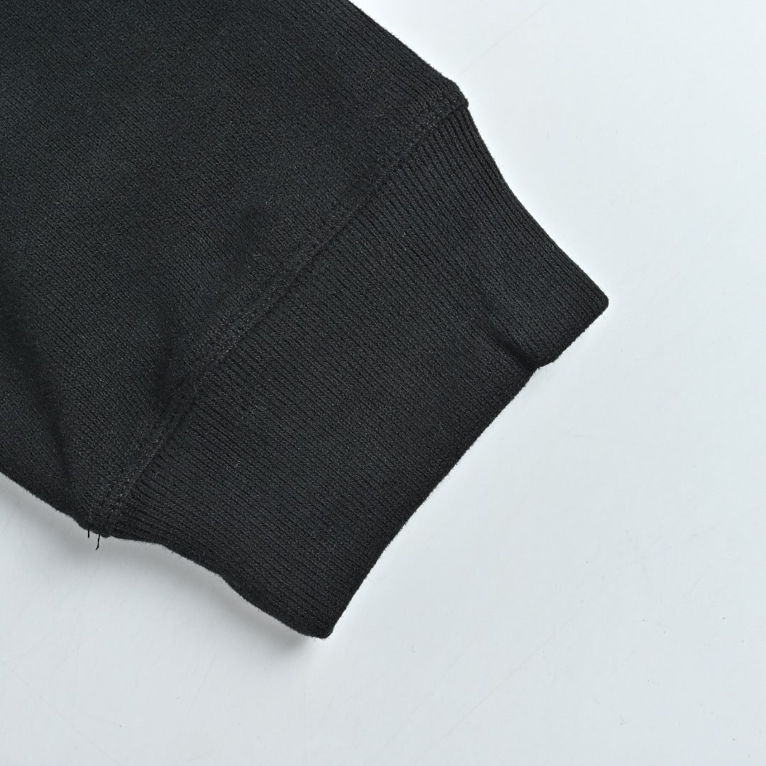 Ralph Lauren Multicolor Pony Half-Zip Sweatshirt in Black