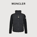 Moncler Knit and Down Hybrid Jacket in Black
