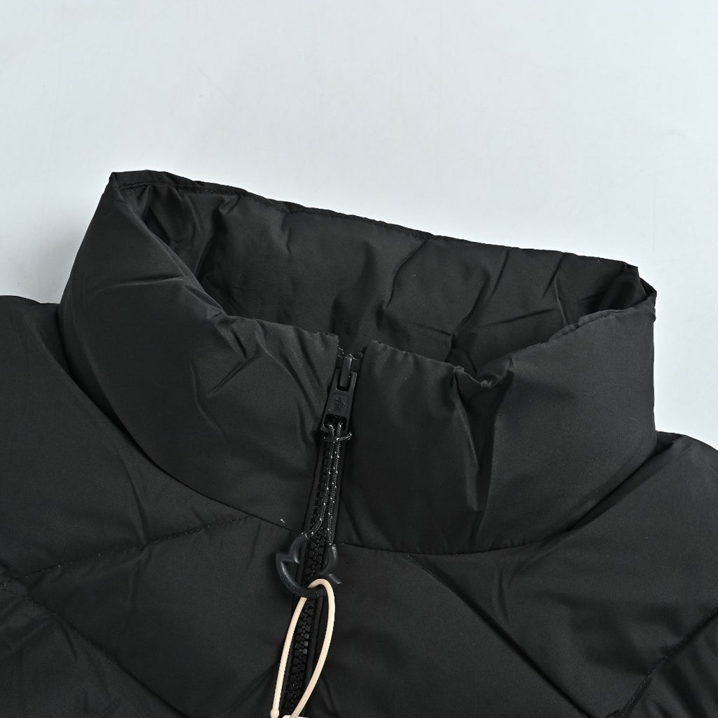 Moncler Knit and Down Hybrid Jacket in Black