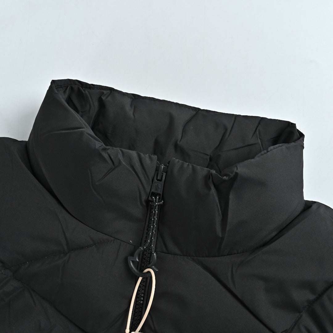 Moncler Knit and Down Hybrid Jacket in Black