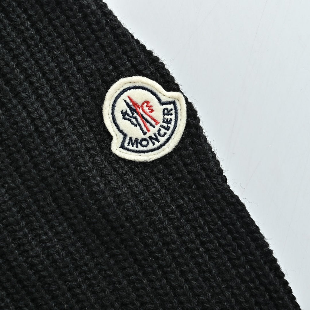 Moncler Knit and Down Hybrid Jacket in Black