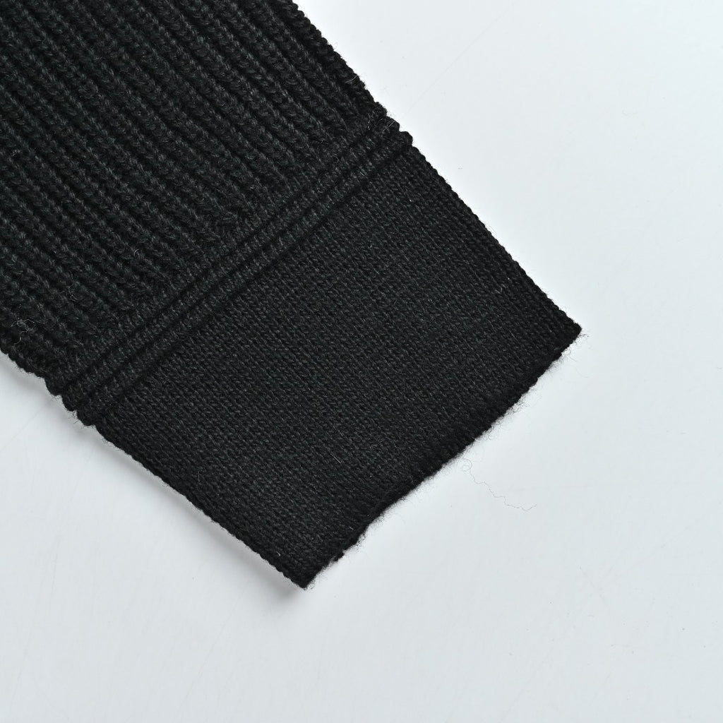 Moncler Knit and Down Hybrid Jacket in Black