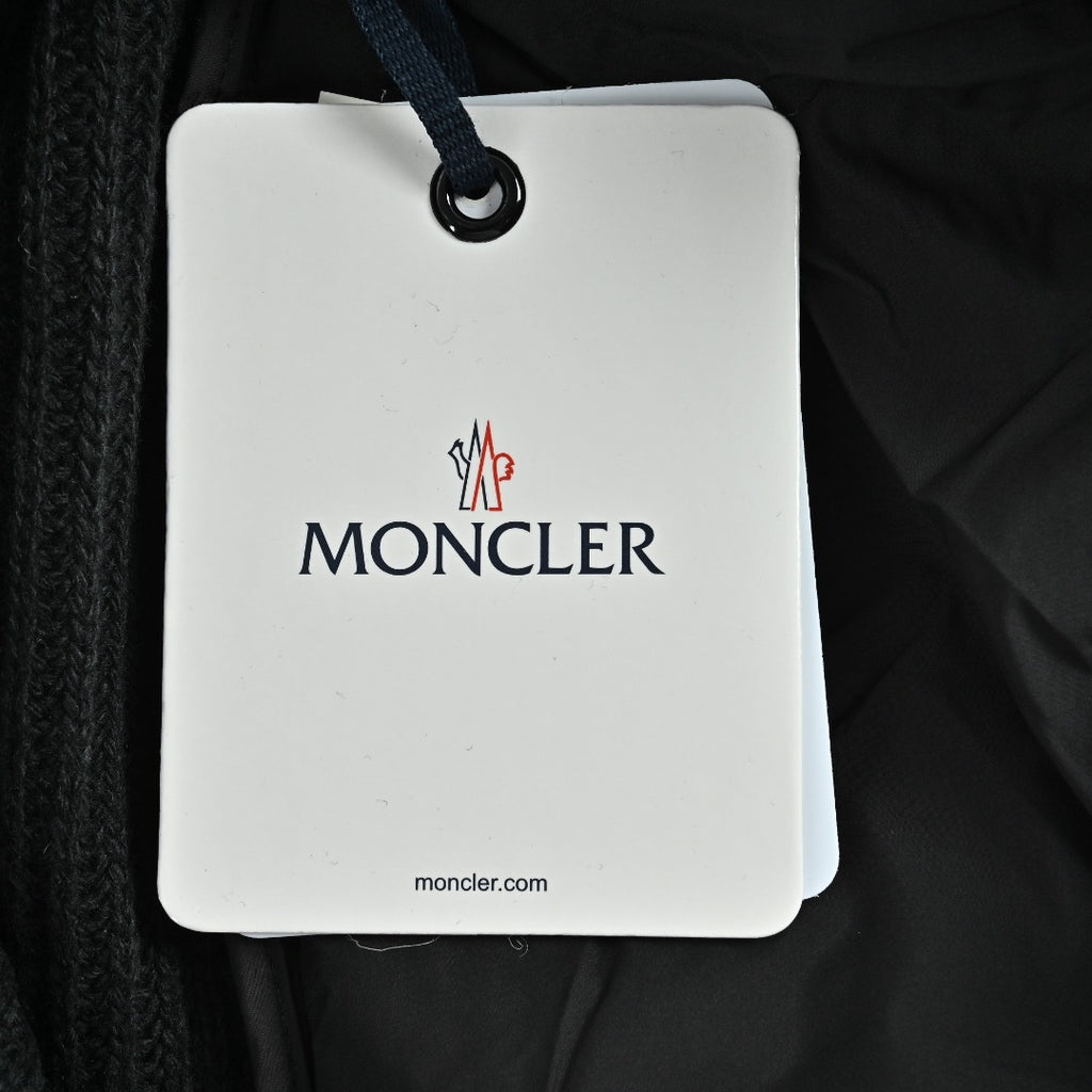 Moncler Knit and Down Hybrid Jacket in Black