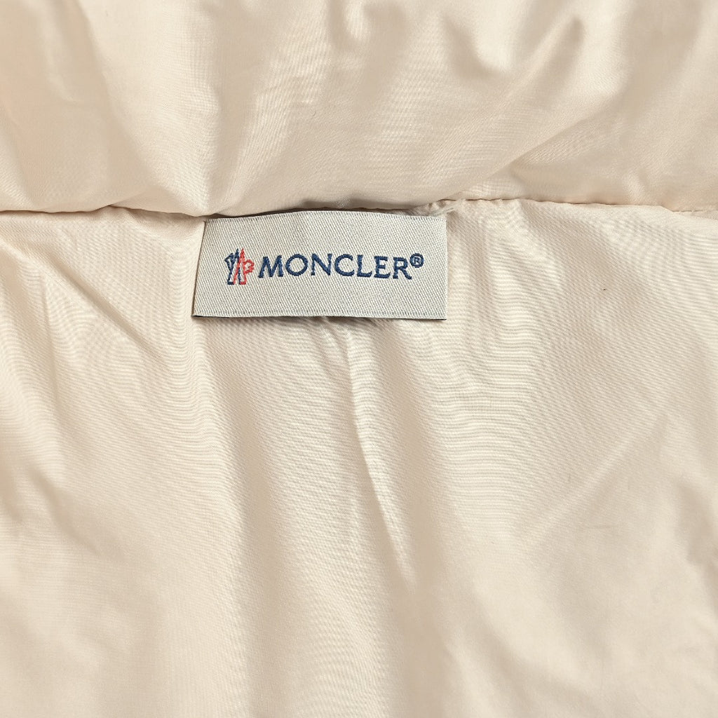Moncler Rib-Knit and Down Hybrid Jacket in Cream
