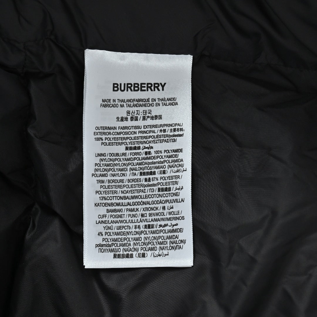 Burberry Sleeve-Logo Hooded Down Puffer Jacket in Dark Olive