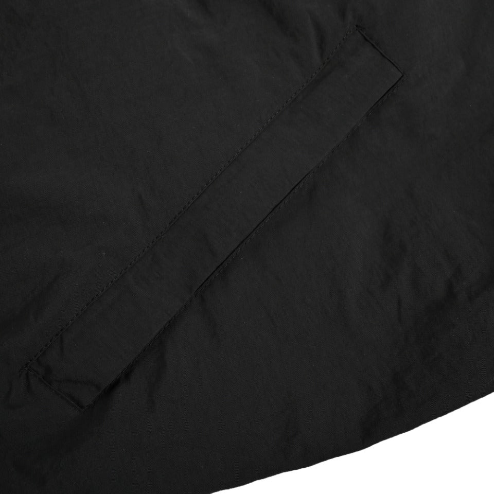 Balenciaga Embroidered Back-Logo Stand-Collar Jacket in Black