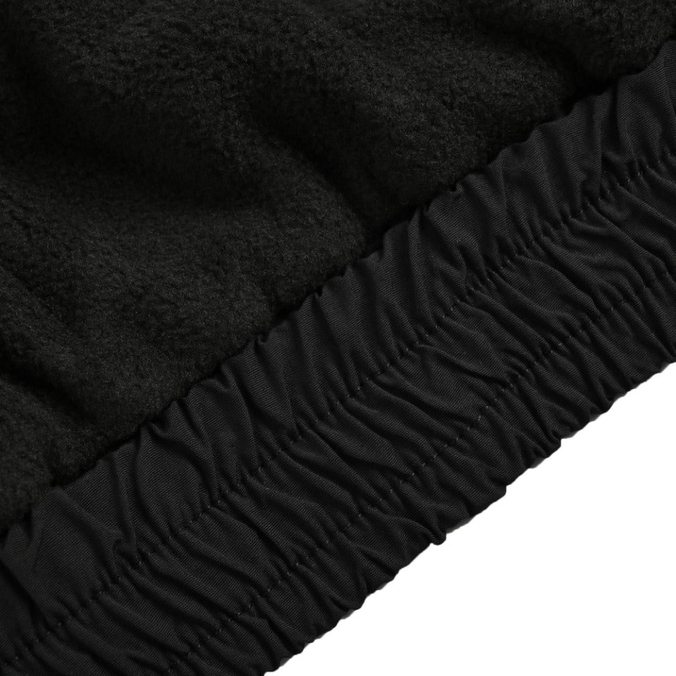 Balenciaga Embroidered Back-Logo Stand-Collar Jacket in Black