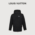 Louis Vuitton Nautical-Inspired Hooded Parka in Black