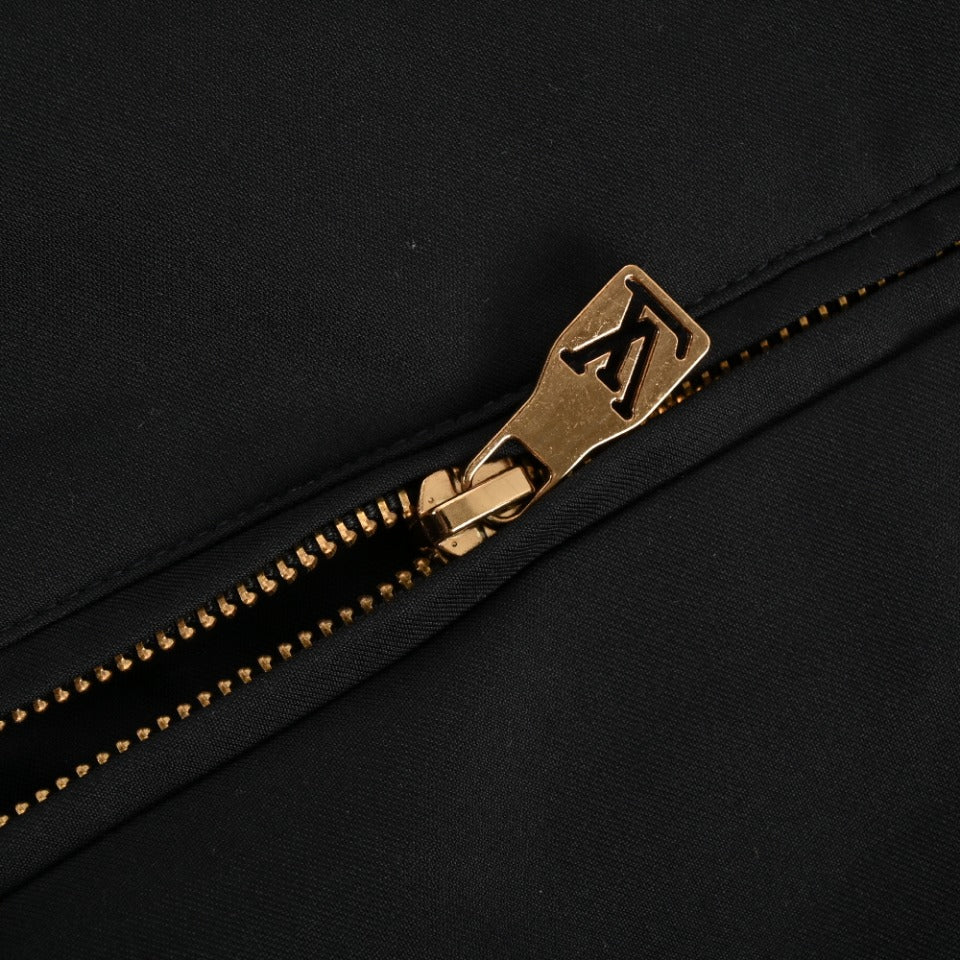 Louis Vuitton Nautical-Inspired Hooded Parka in Black
