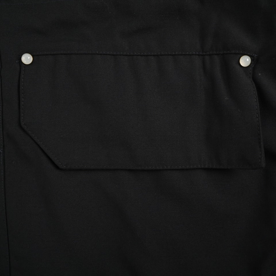 Louis Vuitton Nautical-Inspired Hooded Parka in Black