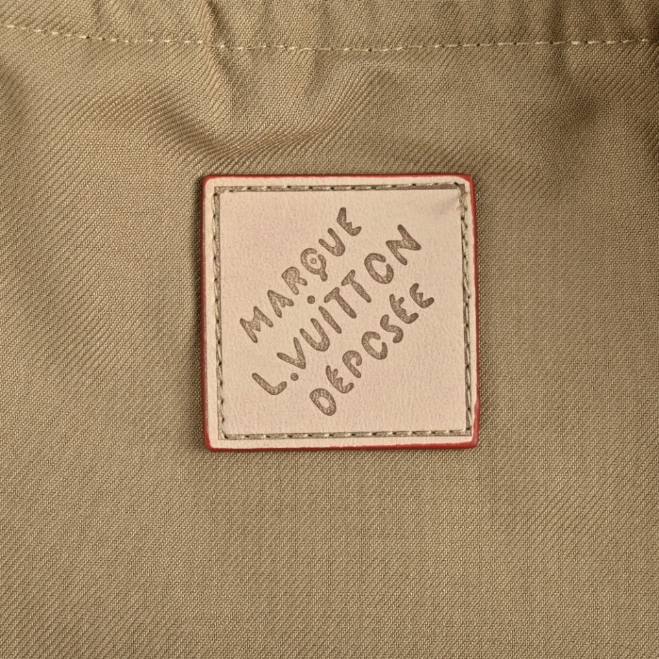 Louis Vuitton Embroidered Bomber Jacket in Khaki