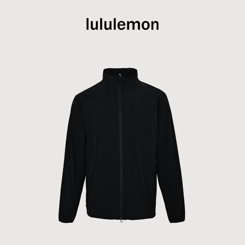 lululemon Sojourn Stretch Zip-Up Jacket in Black
