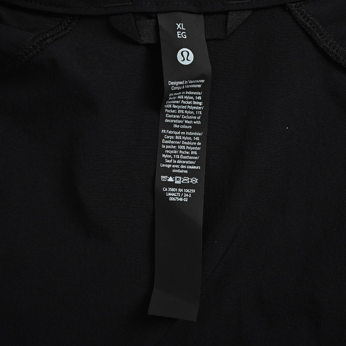 lululemon Sojourn Stretch Zip-Up Jacket in Black
