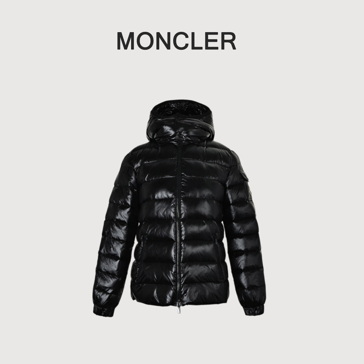 Moncler Women's Maya Hooded Down Jacket in Black