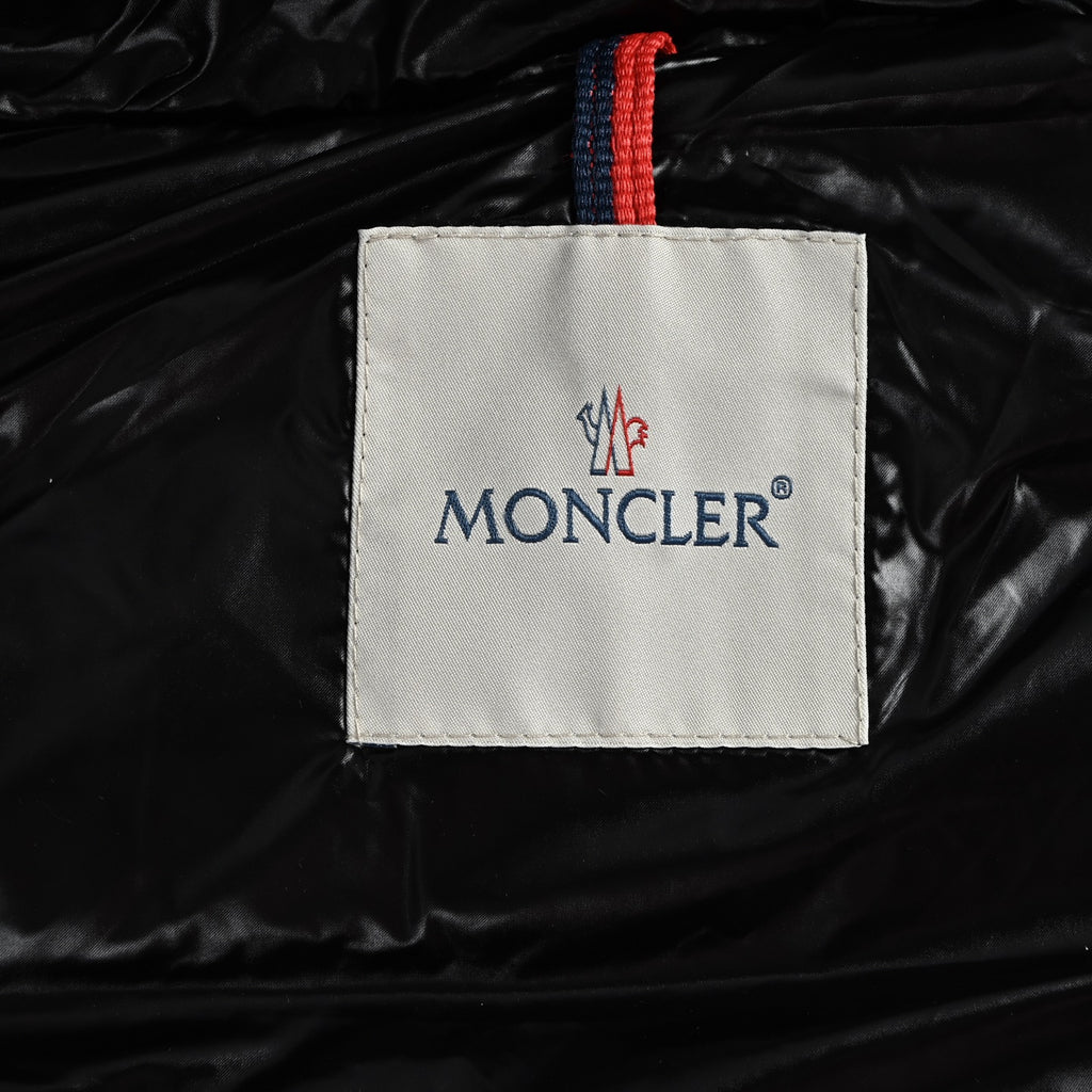 Moncler Women's Maya Hooded Down Jacket in Black