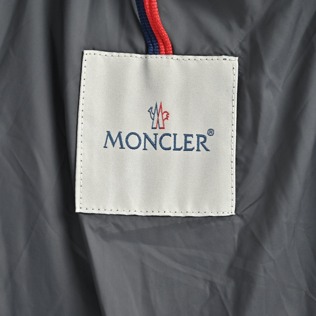 Moncler Double-Stripe Knit and Down Hybrid Jacket in Grey