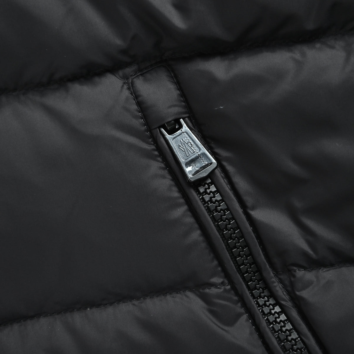 Moncler Double-Stripe Knit and Down Hybrid Jacket in Black