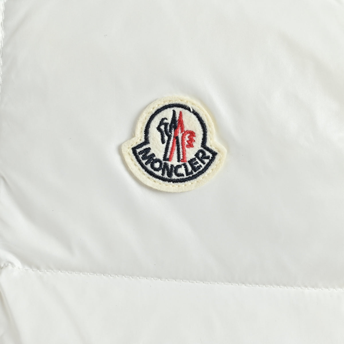 Moncler Classic Hooded Quilted Puffer Vest in White