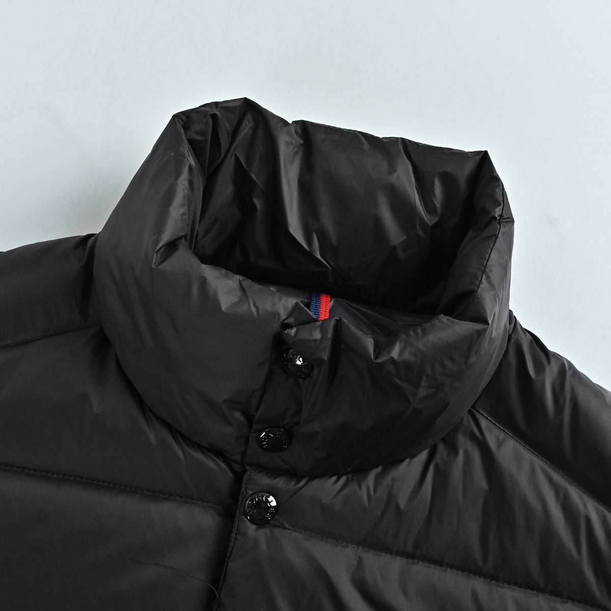 Moncler Classic Stand-Collar Down Vest in Black