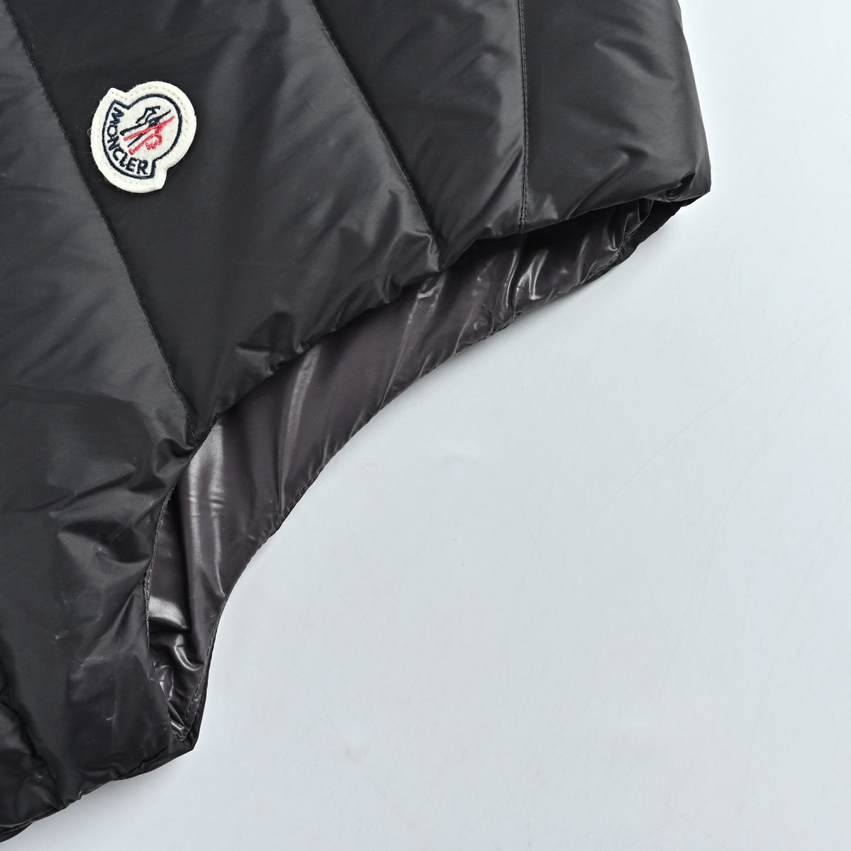 Moncler Classic Stand-Collar Down Vest in Black