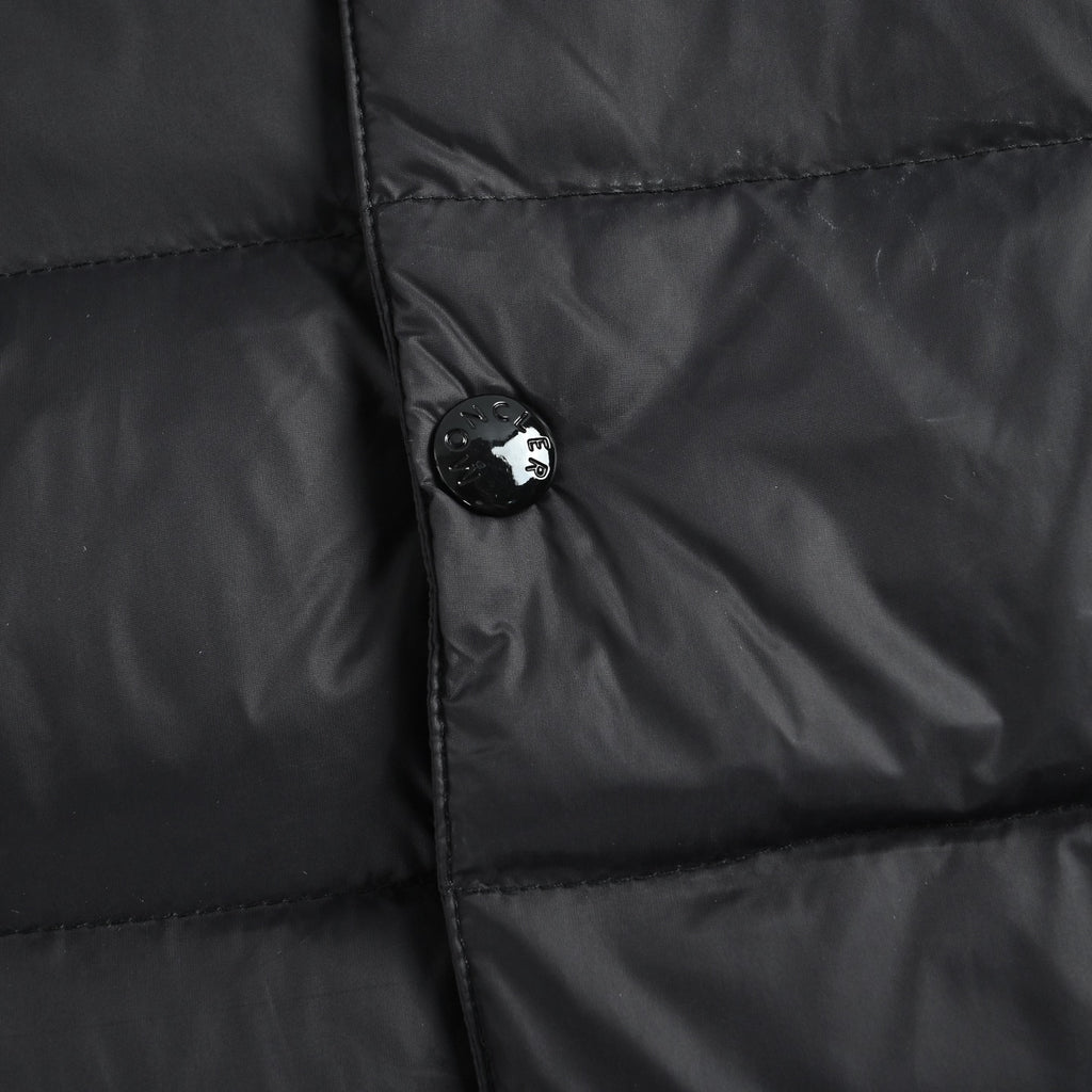 Moncler Classic Stand-Collar Down Vest in Black