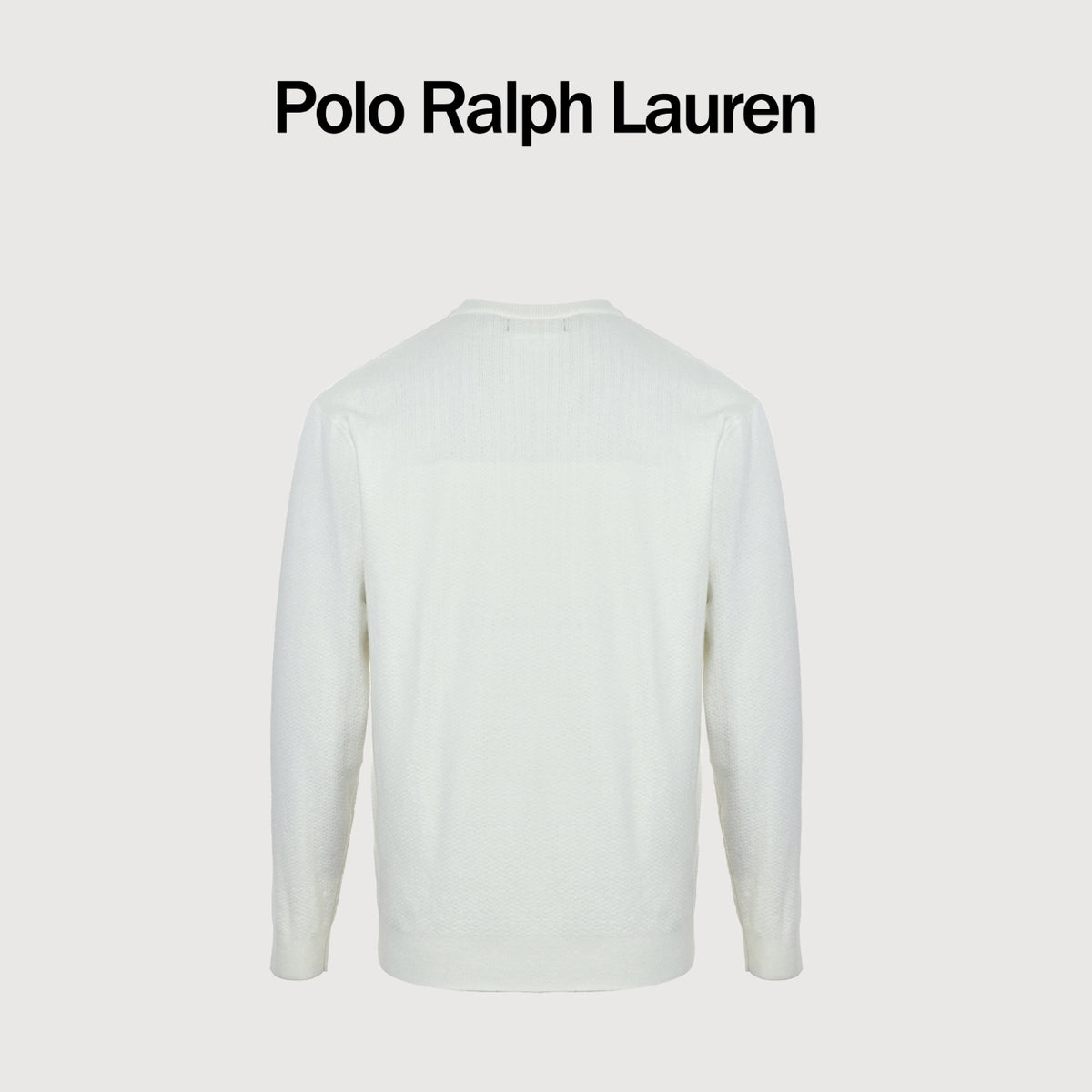 Ralph Lauren Unisex Embroidered Pony Crewneck Sweater | Ivory
