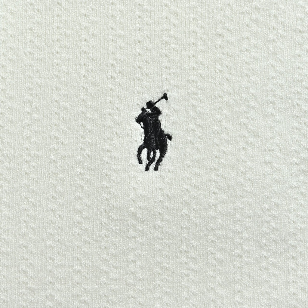 Ralph Lauren Unisex Embroidered Pony Crewneck Sweater | Ivory