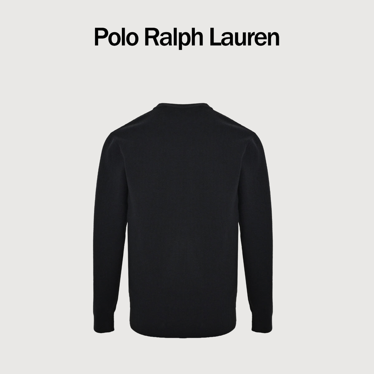 Ralph Lauren Unisex Embroidered Pony Crewneck Sweater | Black