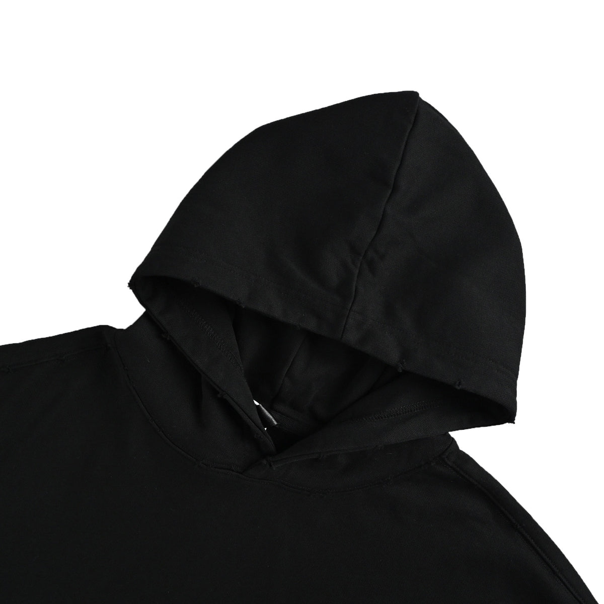 Chrome Hearts Multicolor Horseshoe Embroidered Distressed Hoodie | Black