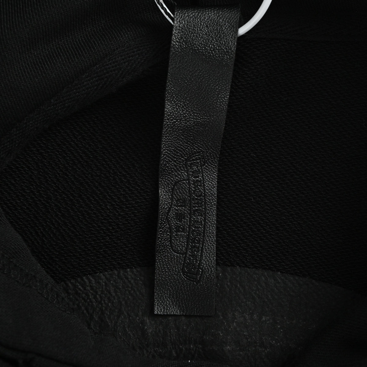 Chrome Hearts Multicolor Horseshoe Embroidered Distressed Hoodie | Black