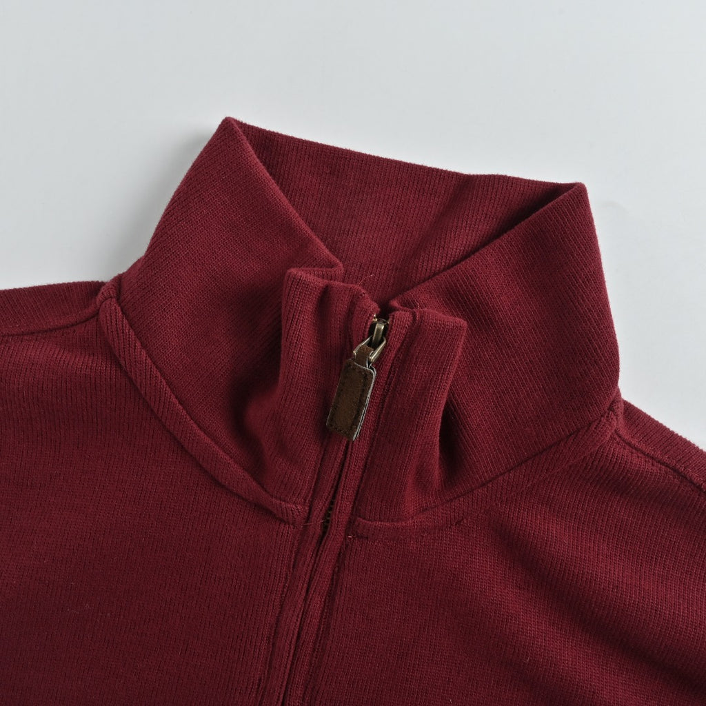 Ralph Lauren Embroidered Pony Half-Zip Sweatshirt | Burgundy