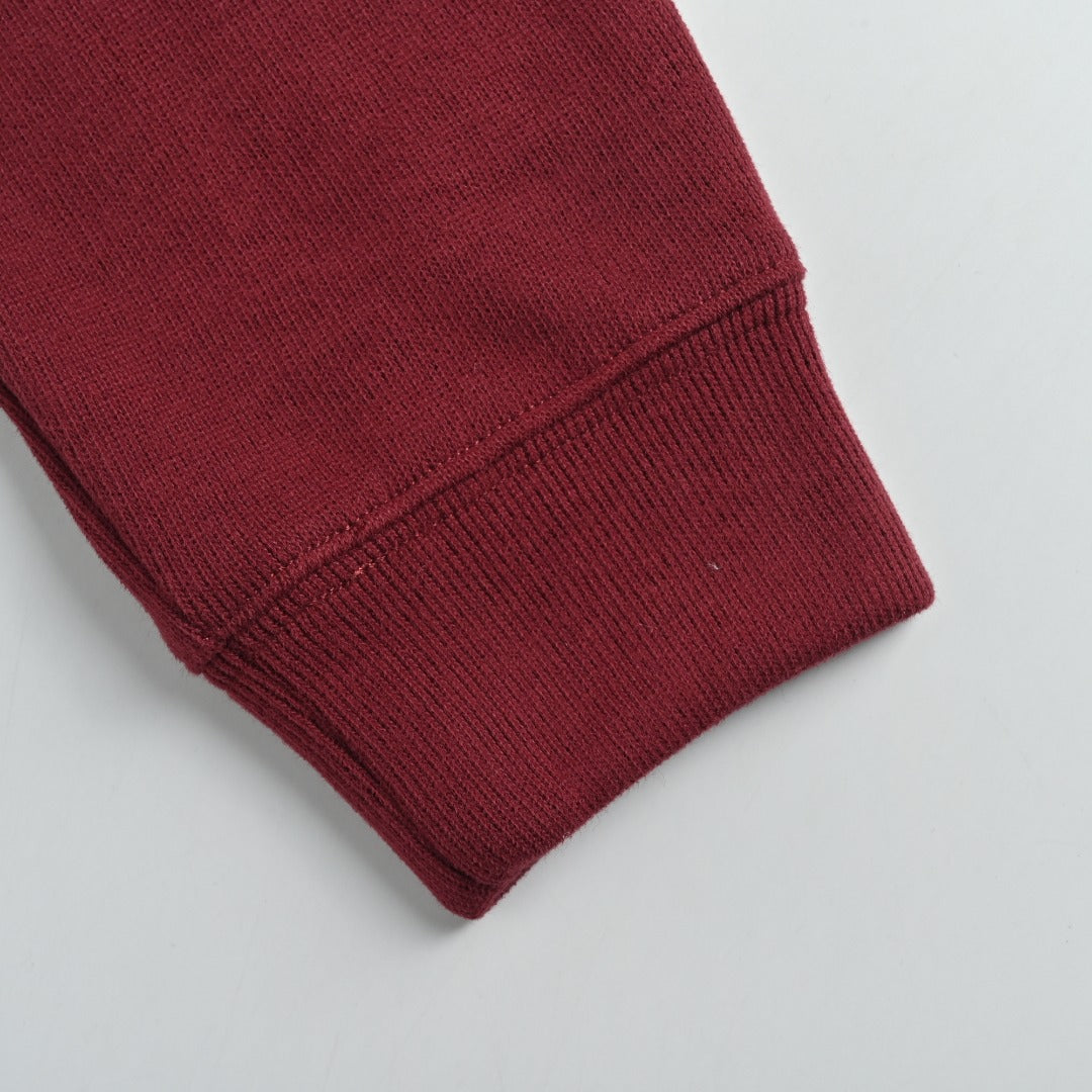 Ralph Lauren Embroidered Pony Half-Zip Sweatshirt | Burgundy