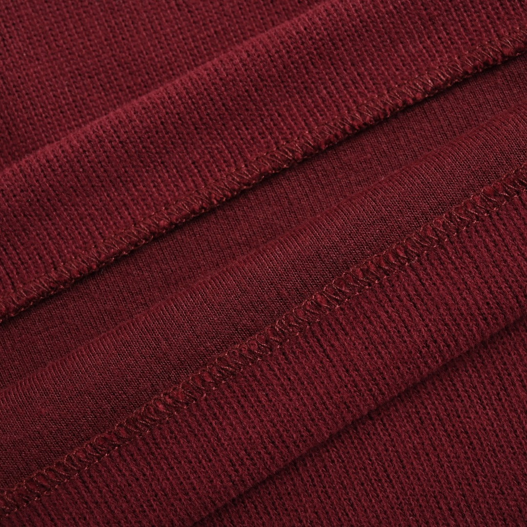 Ralph Lauren Embroidered Pony Half-Zip Sweatshirt | Burgundy