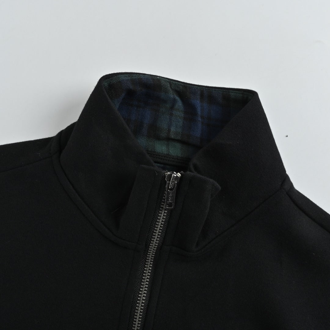 Ralph Lauren Gold Pony Embroidered Half-Zip Sweatshirt | Black