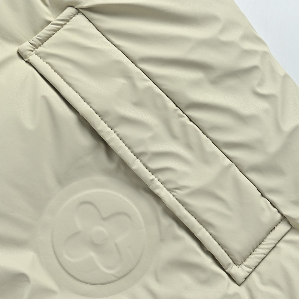Louis Vuitton Embossed Monogram Stand-Collar Down Jacket