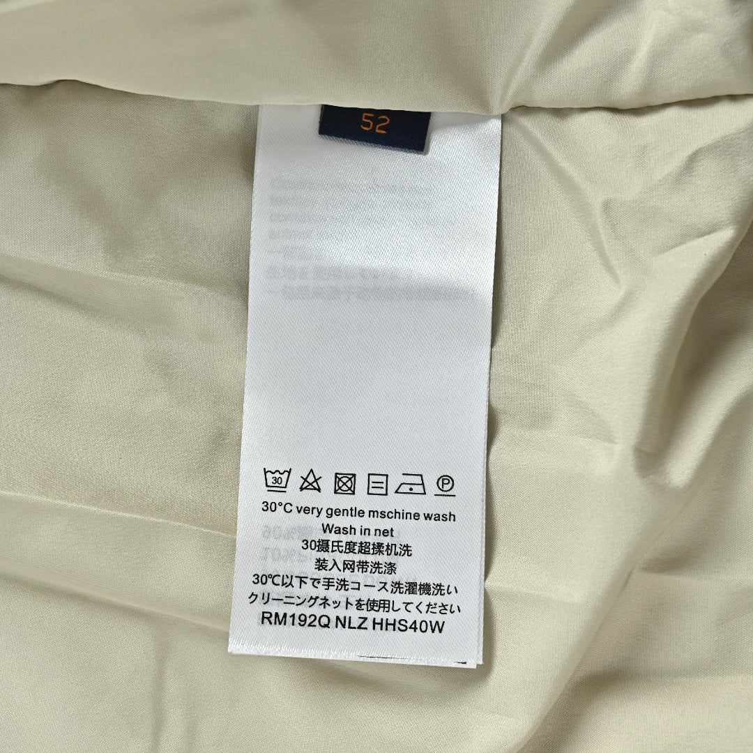 Louis Vuitton Embossed Monogram Stand-Collar Down Jacket