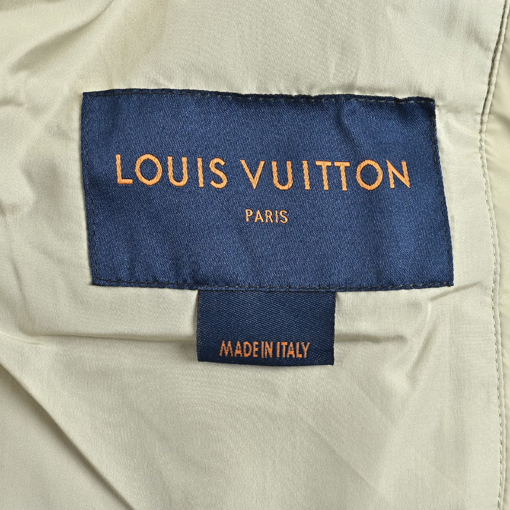 Louis Vuitton Embossed Monogram Stand-Collar Down Jacket
