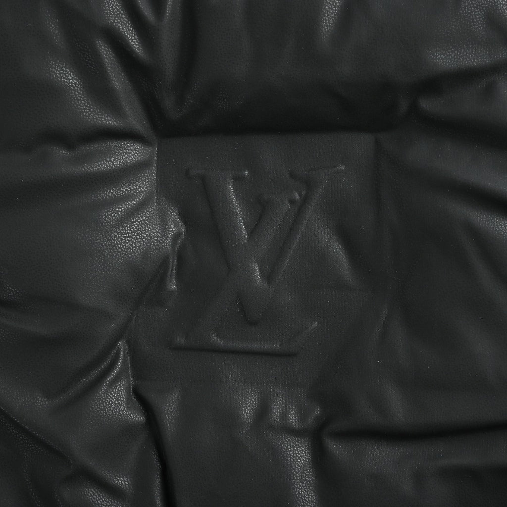 Louis Vuitton Embossed Monogram Stand-Collar Down Jacket - Black