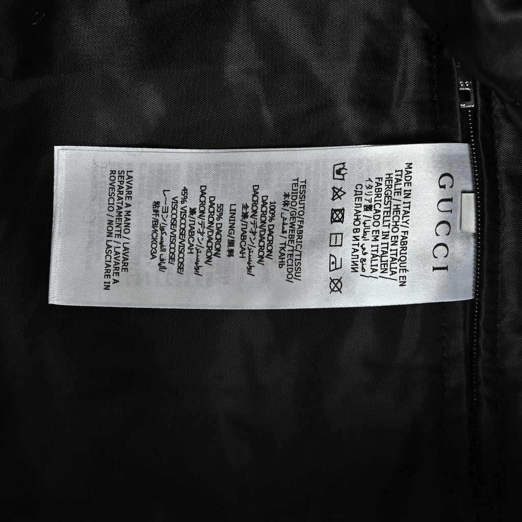 Gucci Allover GG Sherpa-Style Stand-Collar Zip Jacket - Brown and Cream
