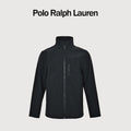 Ralph Lauren Pony Embroidered Fleece-Lined Zip Jacket - Black