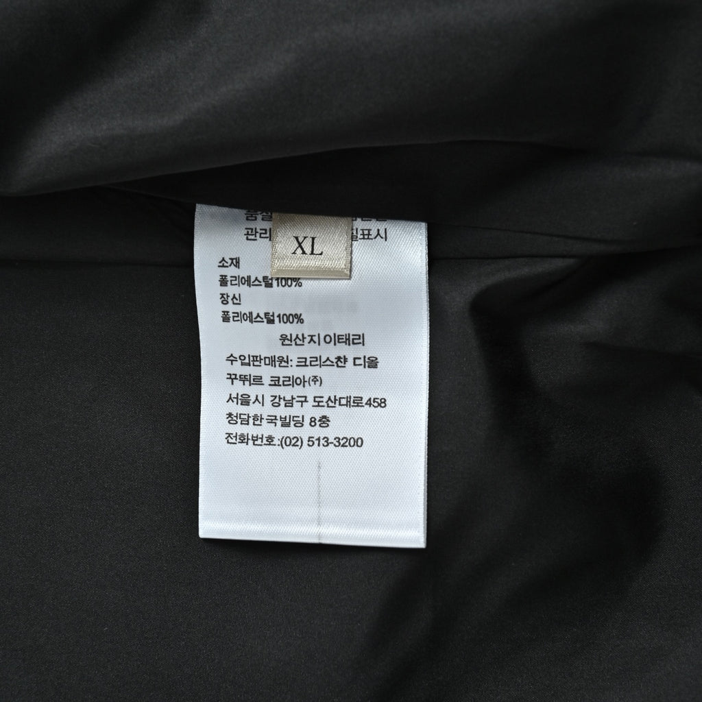 Dior Technical Fabric Letter-Embroidered Zip-Up Jacket - Dark Navy