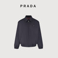 Prada Harrington Zip-Up Jacket - Dark Navy