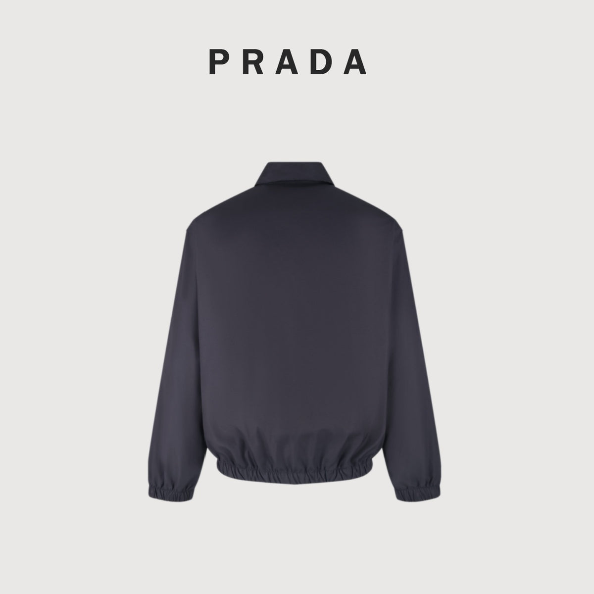 Prada Harrington Zip-Up Jacket - Dark Navy
