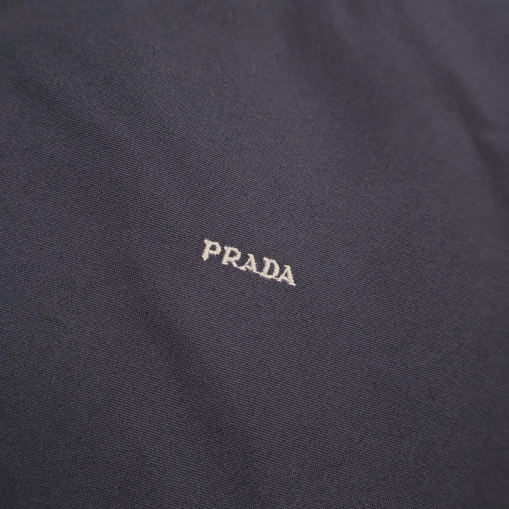 Prada Harrington Zip-Up Jacket - Dark Navy