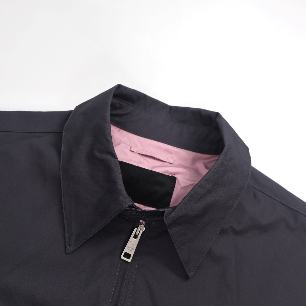 Prada Harrington Zip-Up Jacket - Dark Navy