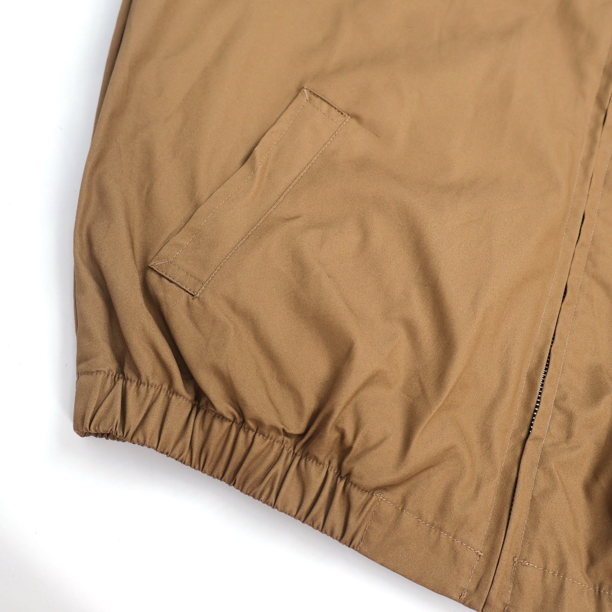 Prada Harrington Zip-Up Jacket - Camel