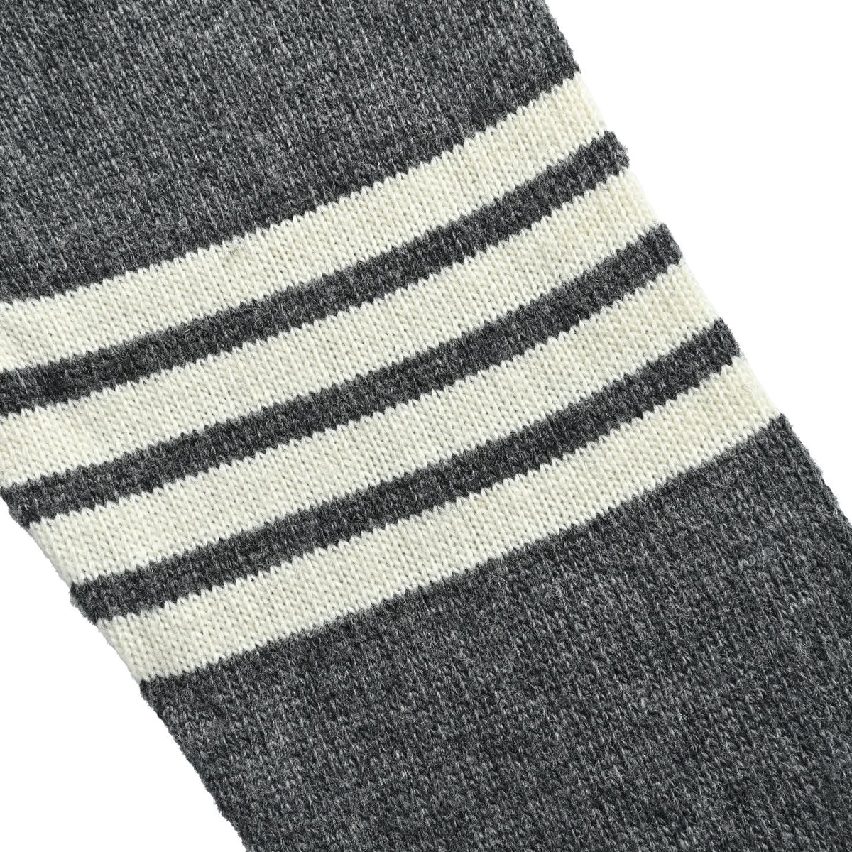 Thom Browne Four-Bar Crewneck Knit Sweater - Gray