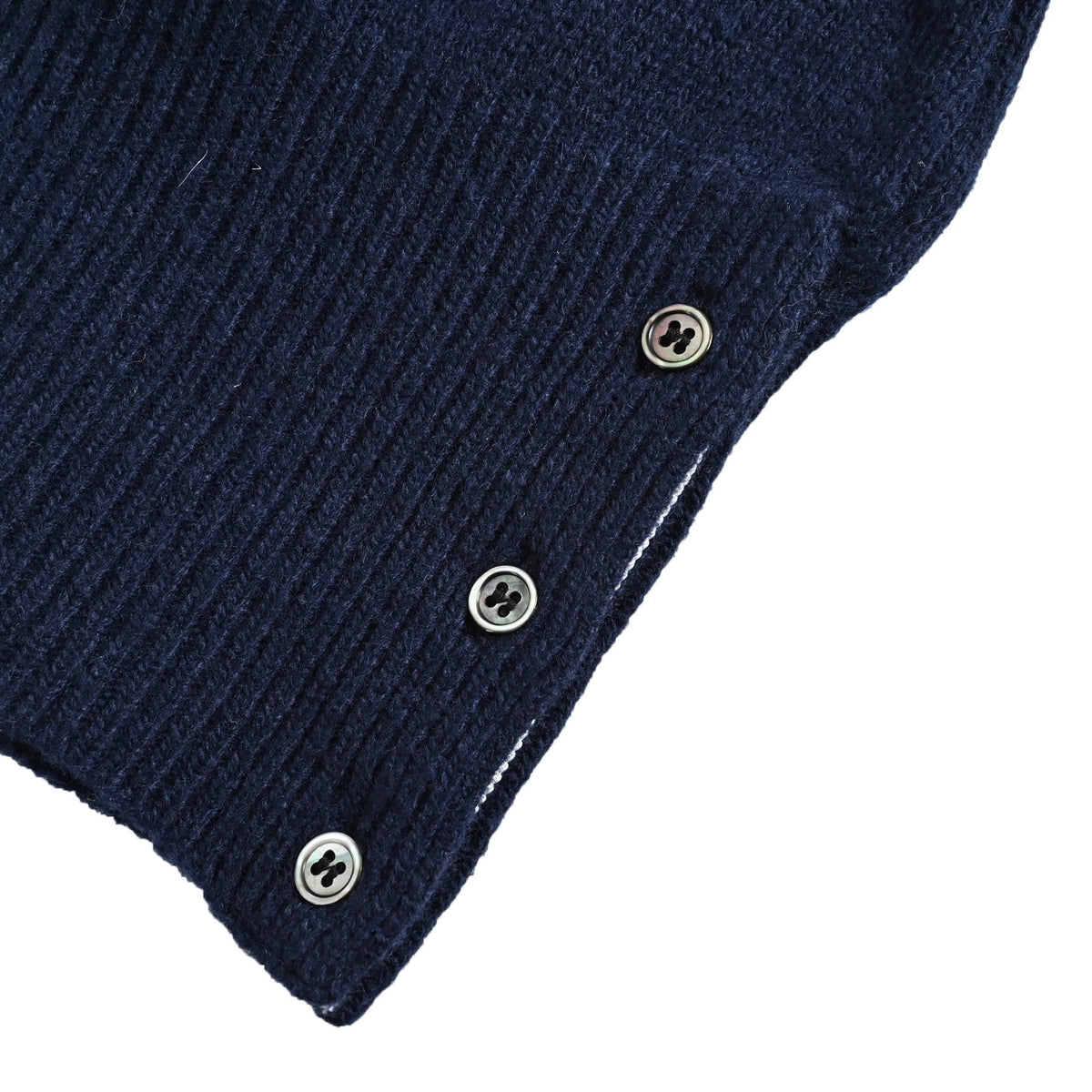 Thom Browne Four-Bar Crewneck Knit Sweater - Navy Blue