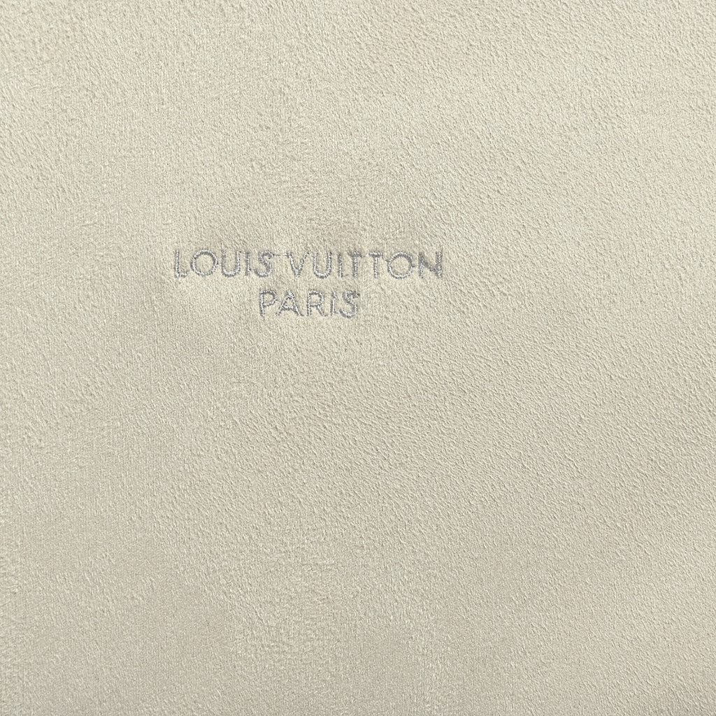 Louis Vuitton Letter-Embroidered Suede-Effect Bomber Jacket - Ivory