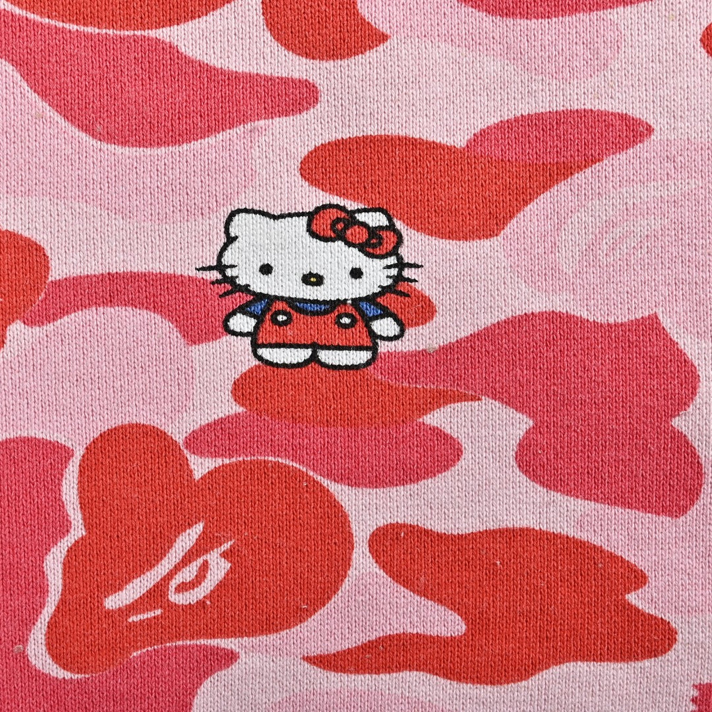 BAPE x Hello Kitty Pink Camo Zip-Up Hoodie